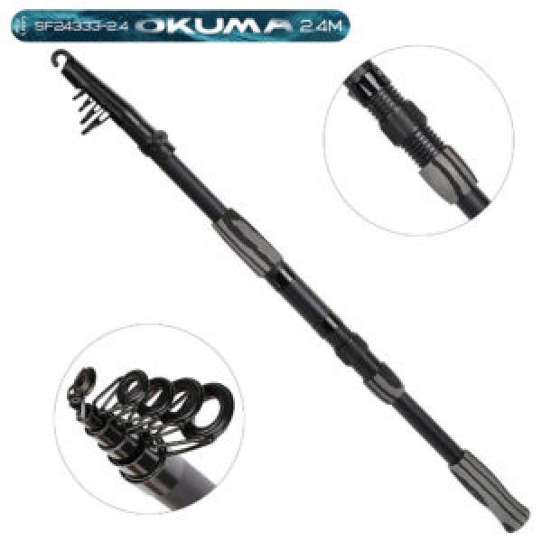 222107 Спінінг телескоп Okuma 2.4м 10-30г., SF24333-2.4