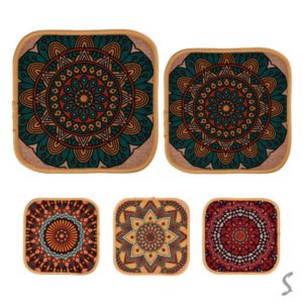 247610 Підставка під гаряче "Illusion" 2шт/уп 18/20см R93141