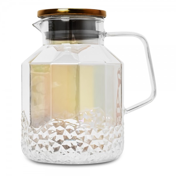 169173 Графін скляний з кришкою 1.6л R93585