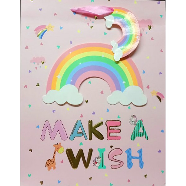 171779 Пакет 37*29*12,5 "Make wish" 12шт в пак