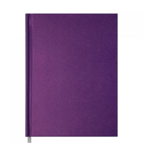 133202 Щоденник недатований PERLA, A5, 288 стор., фіолетовий