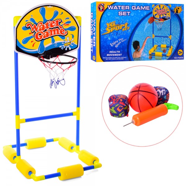 159825 Баскетбольне кільце MR 0525 для гри у воді, на стійці, щит, кільце, кор., 50,5-29-6 см.