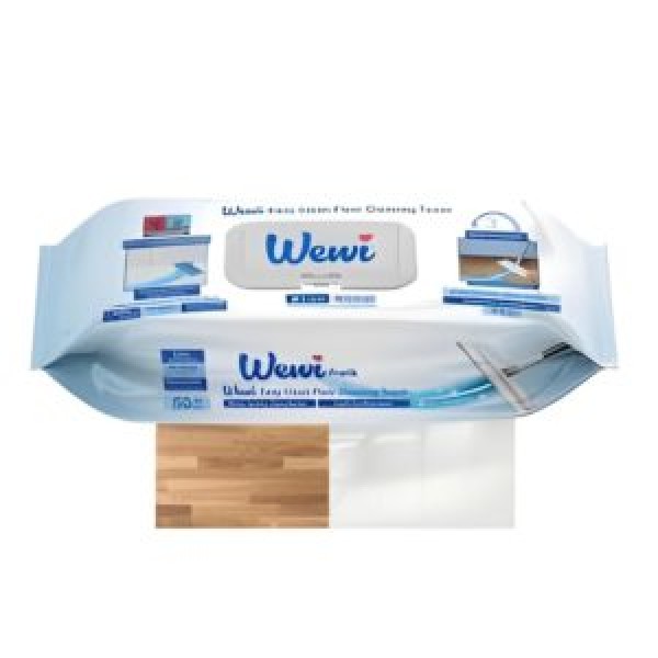 258436 Серветки вологі для прибирання підлоги парфум.WEWI 50шт/уп EG-1000398