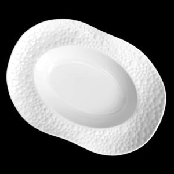225452 Блюдо порцеляна "Pimples" 30.5*21.5*8см MC4880-12