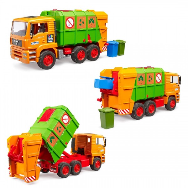 227845 Набір іграшковий. Сміттєвоз MAN TGA лімітована серія "50 років Bruder"