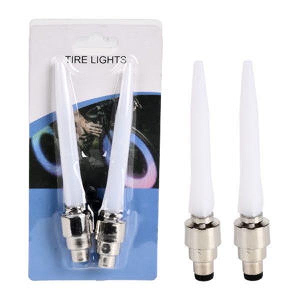 222149 Ковпачки на ніпель світлодіодні 2шт/наб 11см (3 батарейки LR1130),VL97729