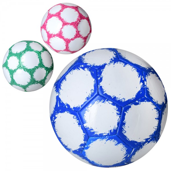 97107 М'яч футбольний EV 3323 розмір 5, ПВХ 1,8 мм, 32 панелі, 300-320г, 3 кольори.
