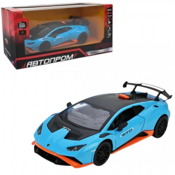 248409 Іграшка машина мет. АВТОПРОМ арт. 68279A,1:24, бат,світло,звук,відкр.двері,у короб. 24,5*12см