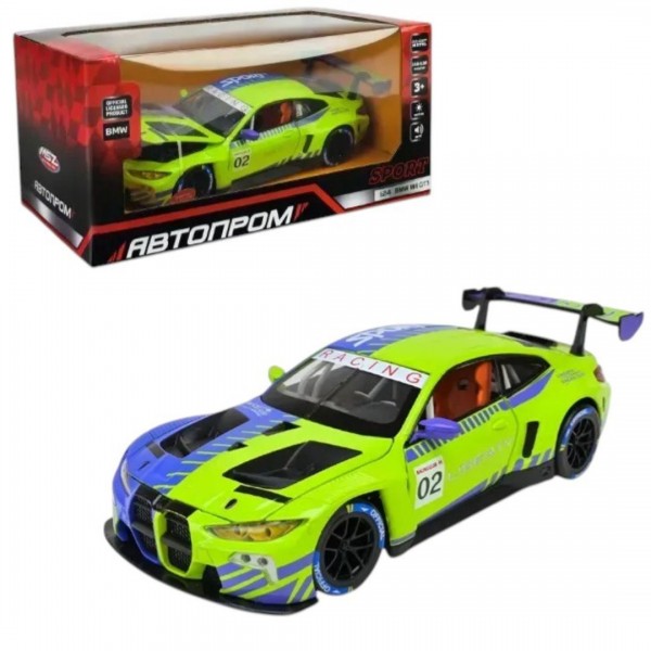 248411 Іграшка машина мет. АВТОПРОМ арт. 68282A(PG),1:24, бат,світло,звук,відкр.двері,у короб. 24,5*14*12см