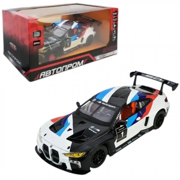 248412 Іграшка машина мет. АВТОПРОМ арт. 68282A(W),1:24, бат,світло,звук,відкр.двері,у короб. 24,5*12см