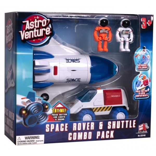 175830 Astro Venture Ігровий набір SPACE ROVER та SHUTTLE, 63140