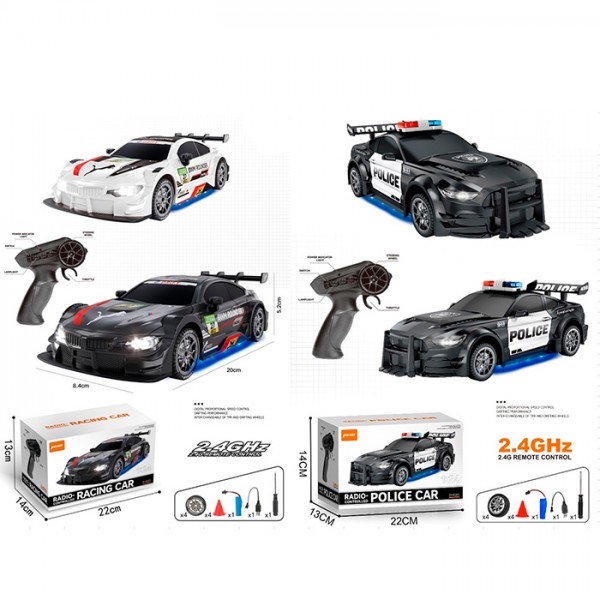 251493 Машина 903-05 радіо/к2,4G, акум,1:24,світло, дрифт,доп.колеса, USB, 4х4, 2 види.кор.22,5-14-13,5см