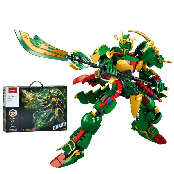 245754 Конструктор SLUBAN M38-B1303 робот-воїн, 28,1см, 687дет, в кор-ці, 47,5-33-7см