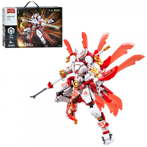 245769 Конструктор SLUBAN M38-B1306 робот-воїн, 33,1см, 504дет, в кор-ці, 42,5-28,5-6,5см