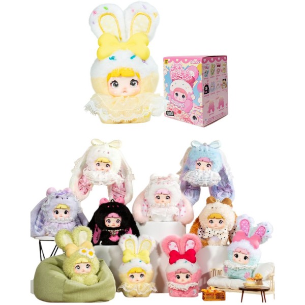 247483 Пухнаста фігурка на підвісі POP TOP Hi TOY серії "Nommi" - ЗАЙЧЕНЯТА (у дисп., в ас.)