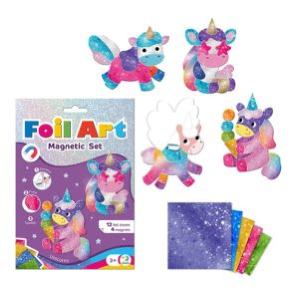 249576 200297 Магнітний набір для творчості з фольгою «Єдинороги»