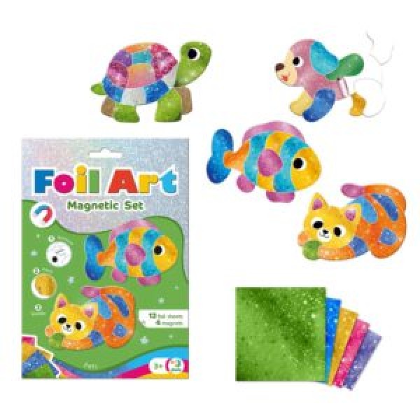 249577 200298 Магнітний набір для творчості з фольгою «Домашні улюбленці»