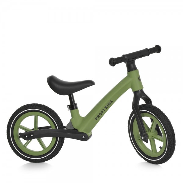 248705 Біговел дитячий 12 д. MBB 1058-4 колеса гума, хакі мат, в кор-ці