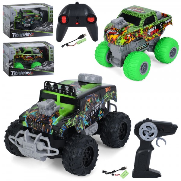 248965 Джип 008-M238-40 радіокер.2,4G, акум., корпус не б'ється, гумові колеса, 2 види, кор.,34,5-22-23,5см