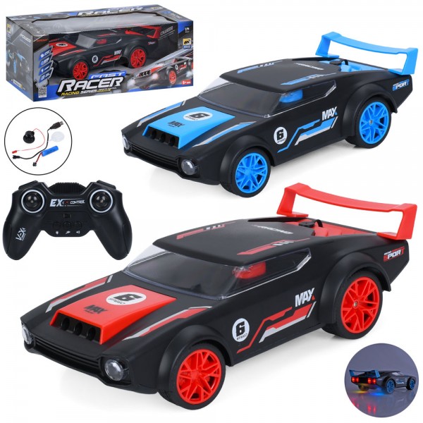 248737 Машина 666-859Aрадіо/к2,4G,акум,31см, 1:14зв,світ,пара/дим, гум.колеса,USBзар.в кор-ці37,5-14,5-21,5