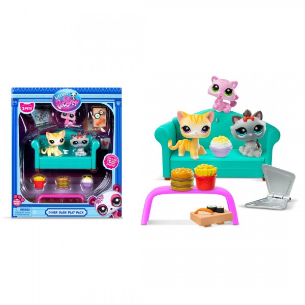 219486 Ігровий набір LITTLEST PET SHOP - ВЕЧІРКА ЗІ СМАКОЛИКАМИ