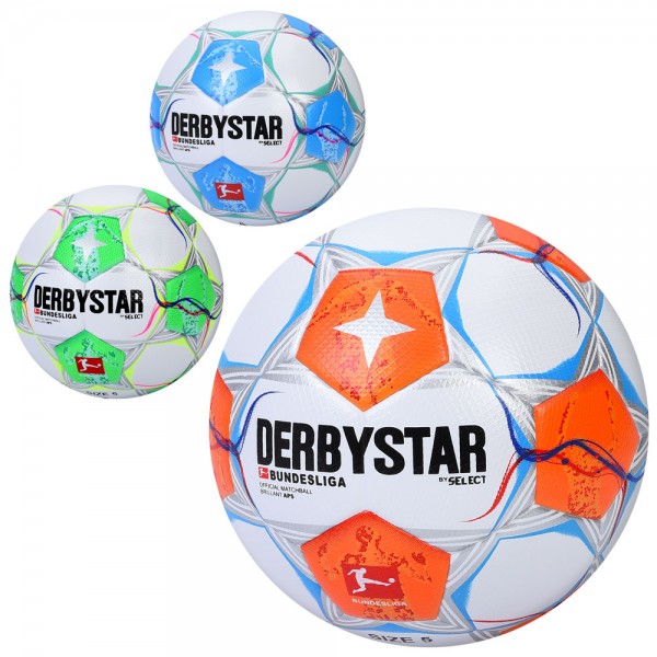 247931 М'яч футбольний MS 4870розмір 5, ПУ, 380-400г, ламінований, 3 кольори, у пакеті