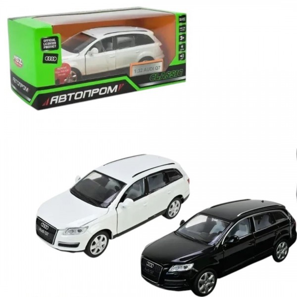 248420 Іграшка машина мет. АВТОПРОМ арт. 68310, 2 кольори1:32, бат,світло,звук,відкр.двері,у коробці 18*9*8см