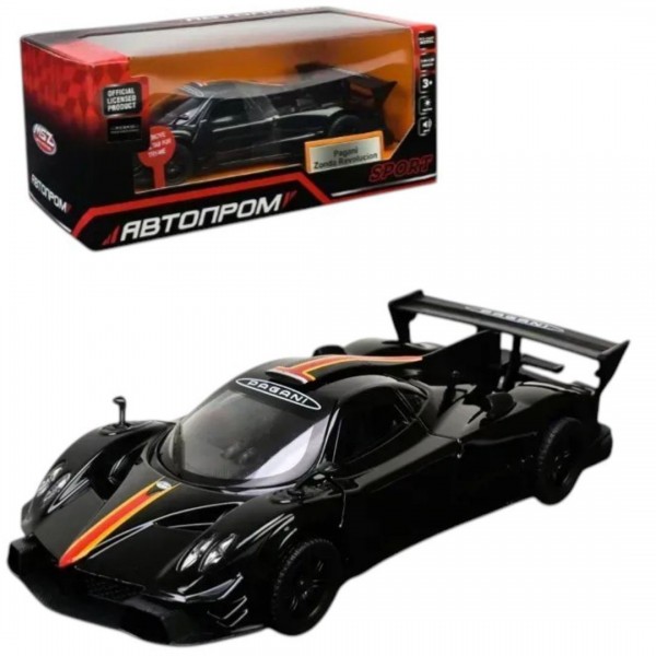 248422 Іграшка машина мет. АВТОПРОМ арт. 68314 1:32 "Pagani Zonda Revolucion",батар, світло,звук,відкр.двері,у коробці 18*9*8 см