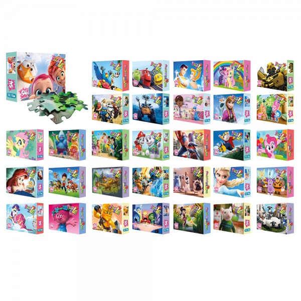 70688 Пазли 778, 54 ел, 32 шт в блоці, 12 блоків в упаковці, 384 шт