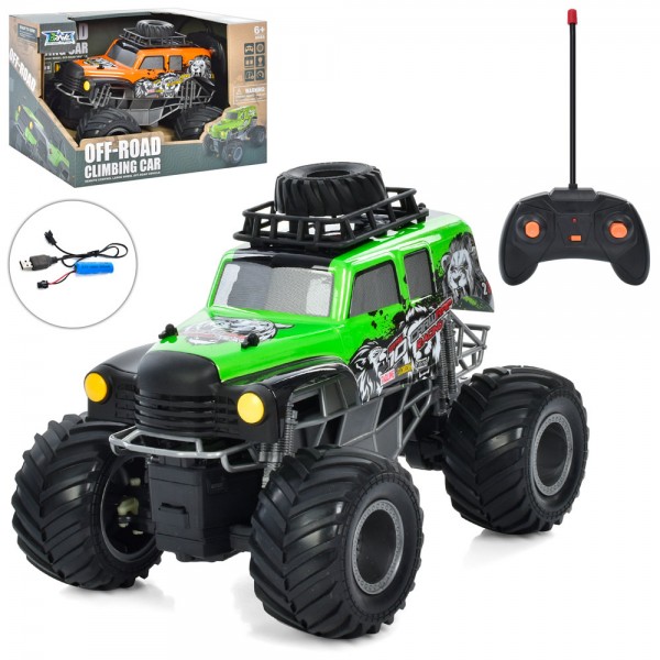 148552 Джип 562 радіокер., акум., USB, гум. колеса, небит. корпус, 2 кольори, кор., 36-24-24 см.