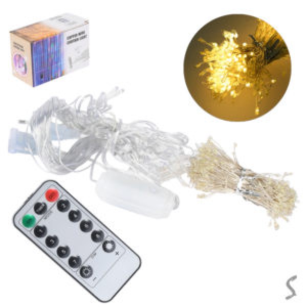 262394 Гірлянда світлодіодна жовта "Бахрома" 3*3м 600Led