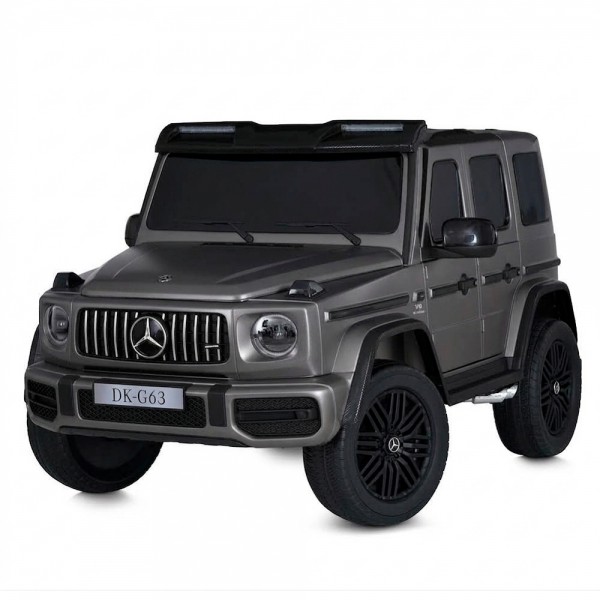 260944 Джип M 5880EBLR-11(24V) 2,4G(радіок) 4мотори200W,1акум24V7AH,BLUET,USB,MP3,LED, EVA, сірий