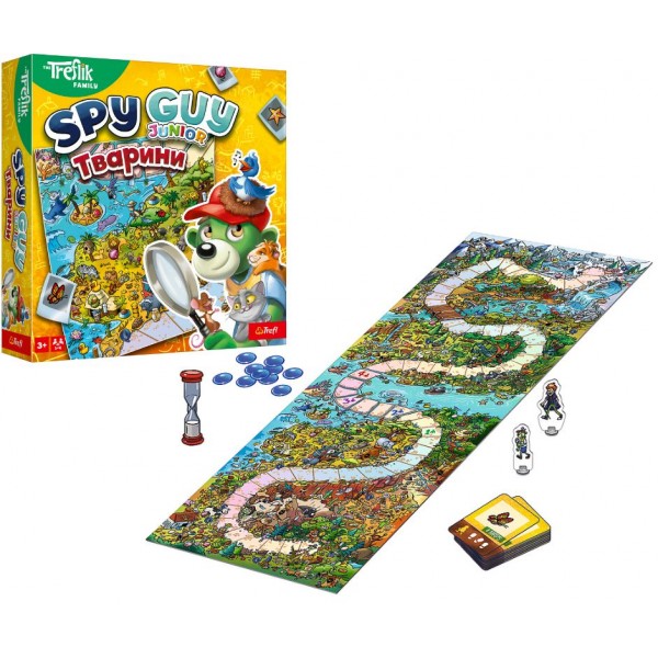 243473 30433 Trefl Настільна гра Spy Guy Тварини