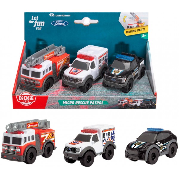 227606 Ігровий набір "Швидке реагування. Мікро", 3шт, 9 см, 3+