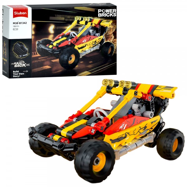 245759 Конструктор SLUBAN M38-B1342 авто серія, машина, 186дет, в кор-ці, 30-19-6,5см