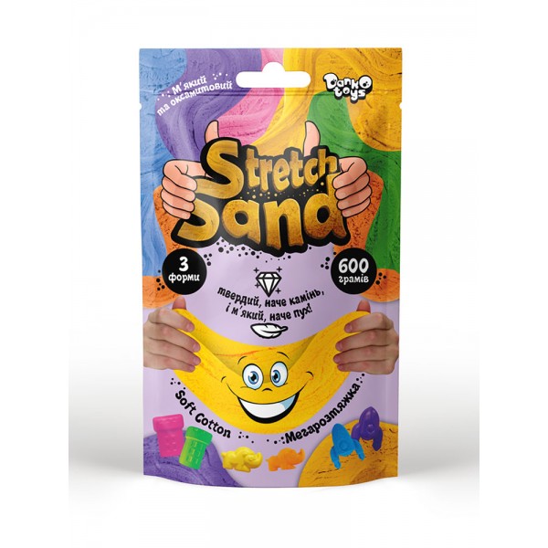101837 Креативна творчість "Stretch Sand" пакет 600г укр(8) 