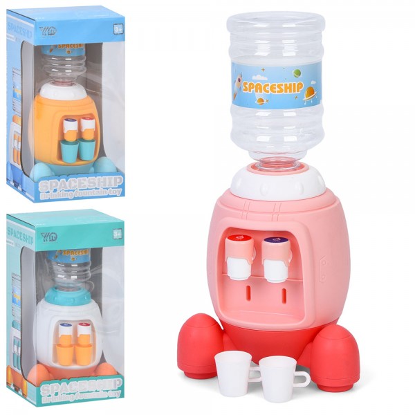 246605 Кулер YY-012-13-14 ракета, 28см, ллється вода, 3 кольори, кор,, 14,5-27,5-14,5см