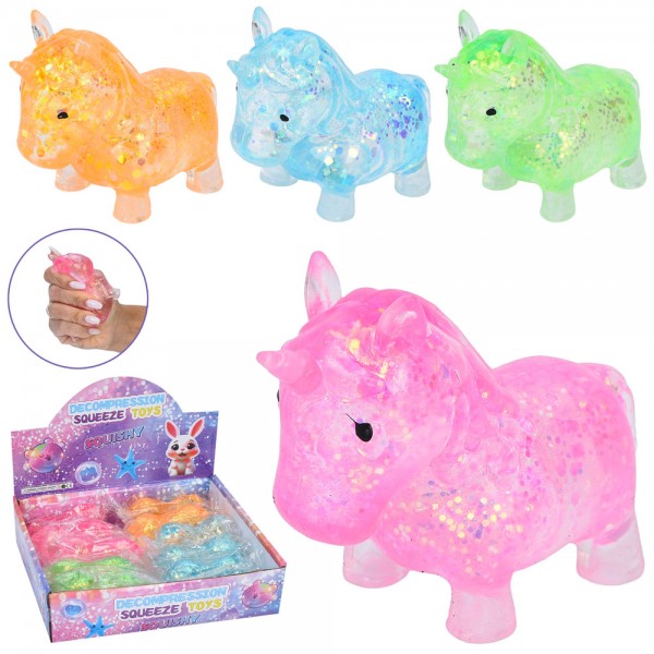 249091 Іграшка MS 4780 9см, антистрес, кул., 12шт (4види)  диспл, 25-7-19см