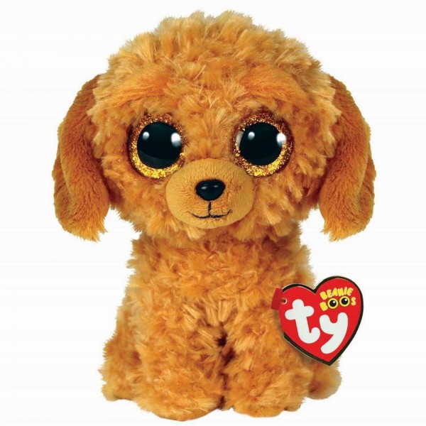 155276 Дитяча іграшка м’яконабивна TY Beanie Boos 36377 Золотий пес "NOODLES" 15 см