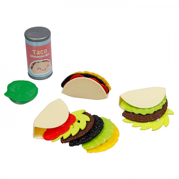 242772 Ігровий набір 111-01619-A020 тако з яловичини, соус, лимон, 17 дет., кор., 15-23-5 см.