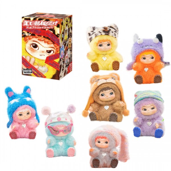 236671 Колекційна м’яка іграшка з кільцем POP TOP Letsvan серії "Wakuku" - ВЕСЕЛА ВЕЧІРКА (у дисп., в ас.)