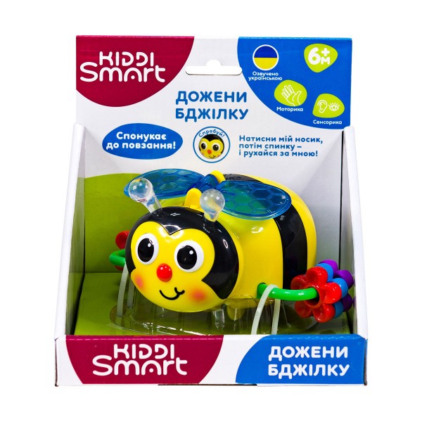 173199 Іграшка, що розвиває KIDDI SMART – ДОЖЕНИ БДЖІЛКУ (світло, звук)