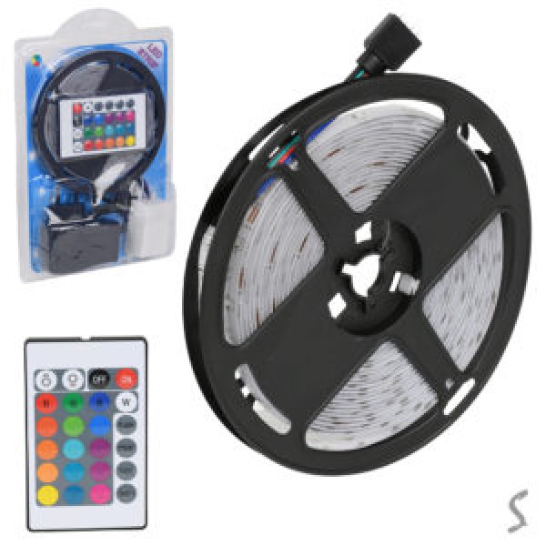 256071 Стрічка світлодіодна на пульті 5м 54led R41750