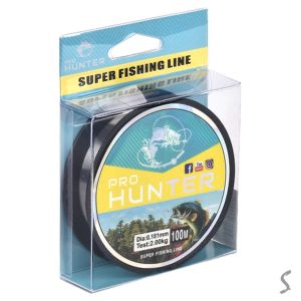 256074 Волосінь "Hunter" 100м*0.18мм тест 2кг SF24320-0.18