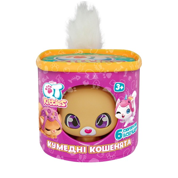 217511 Ігровий набір QT KITTIES – КОШЕНЯ ДІНА (фігурка, будиночок, аксесуари)