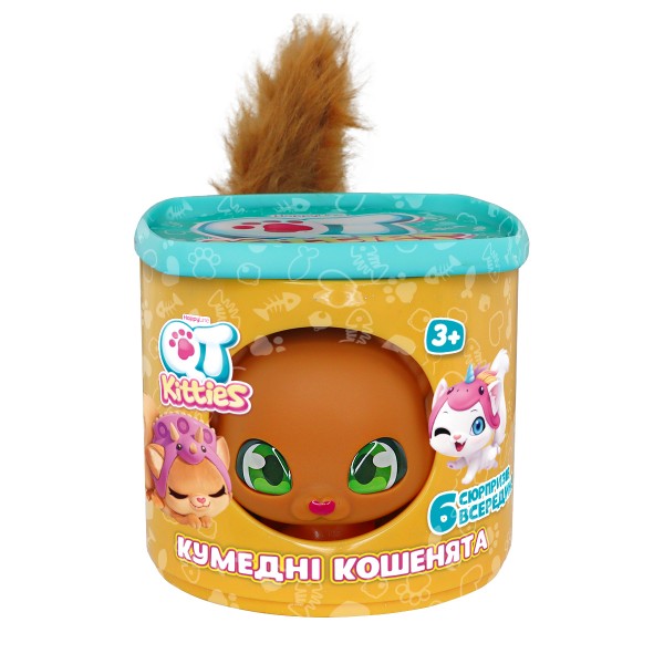 217512 Ігровий набір QT KITTIES – КОШЕНЯ ДЖИНДЖЕР (фігурка, будиночок, аксесуари)