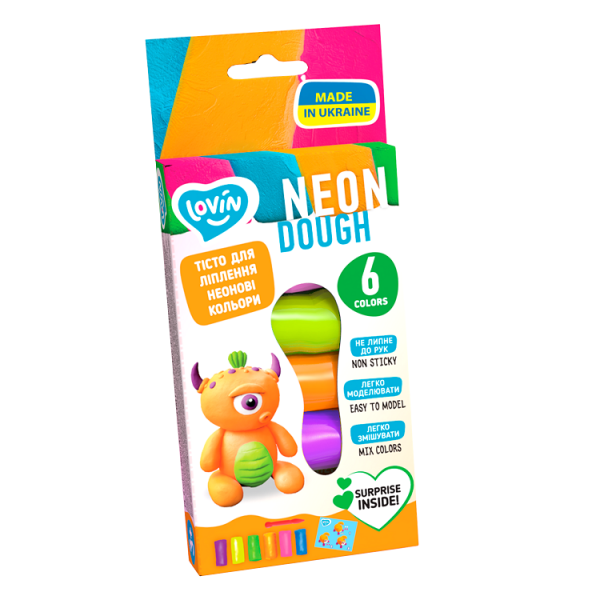 149781 6 кольорів Neon Assorted TM Lovin Набір для ліплення з тістом