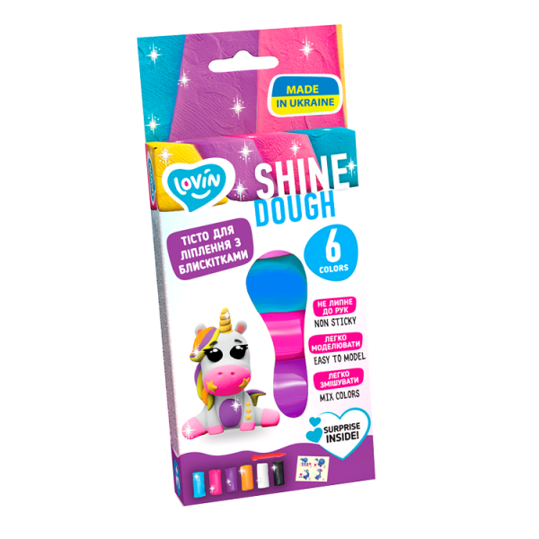 149782 6 кольорів Shine Assorted TM Lovin Набір для ліплення з тістом