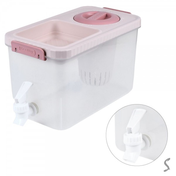 217715 Лимонадник пластик 4л з ємністю для льоду, R93432