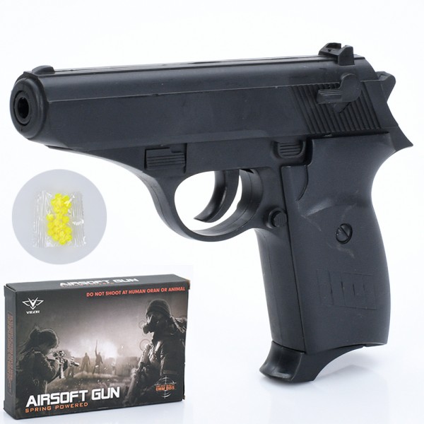 244376 Пістолет 232B-1 17см, пластикові кулі, в кор-ці, 18-12,5-3,5см